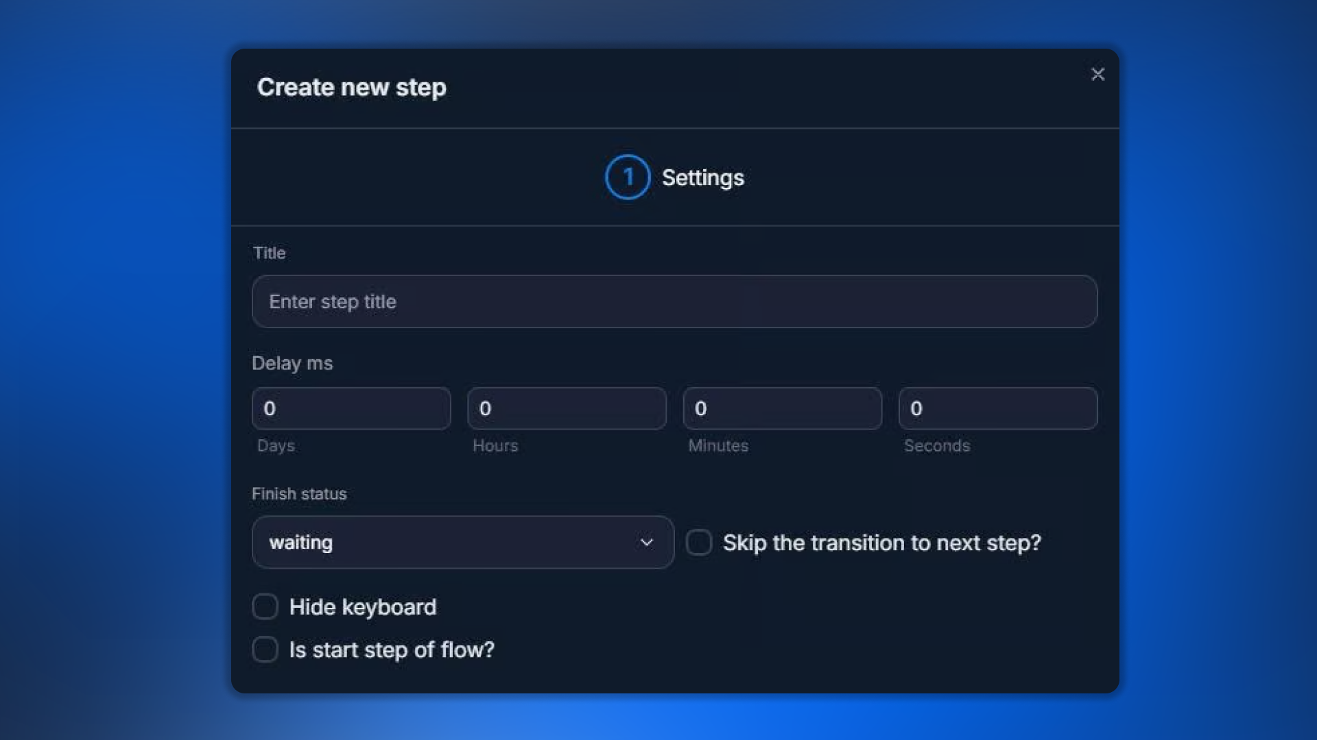 Settings A/B Router