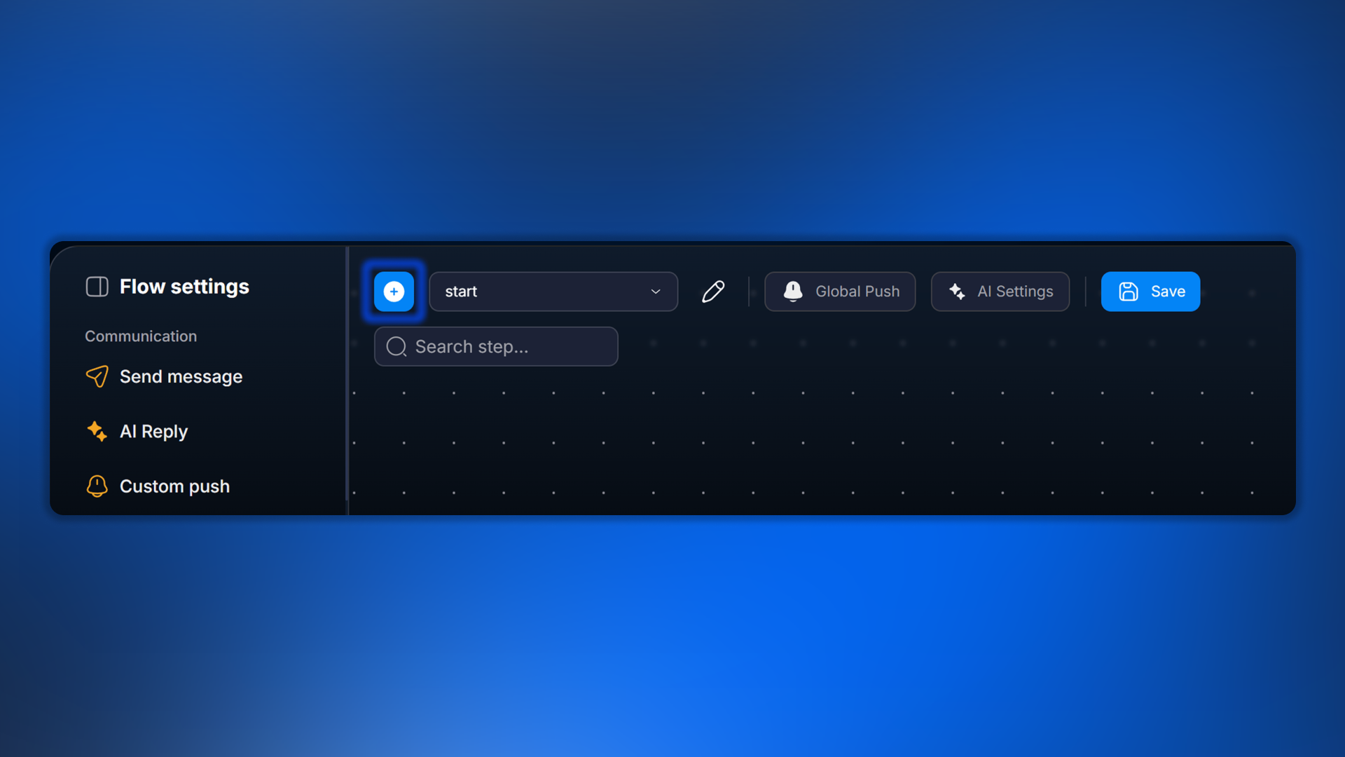 Create button