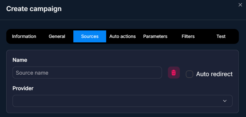 Basic Source fields